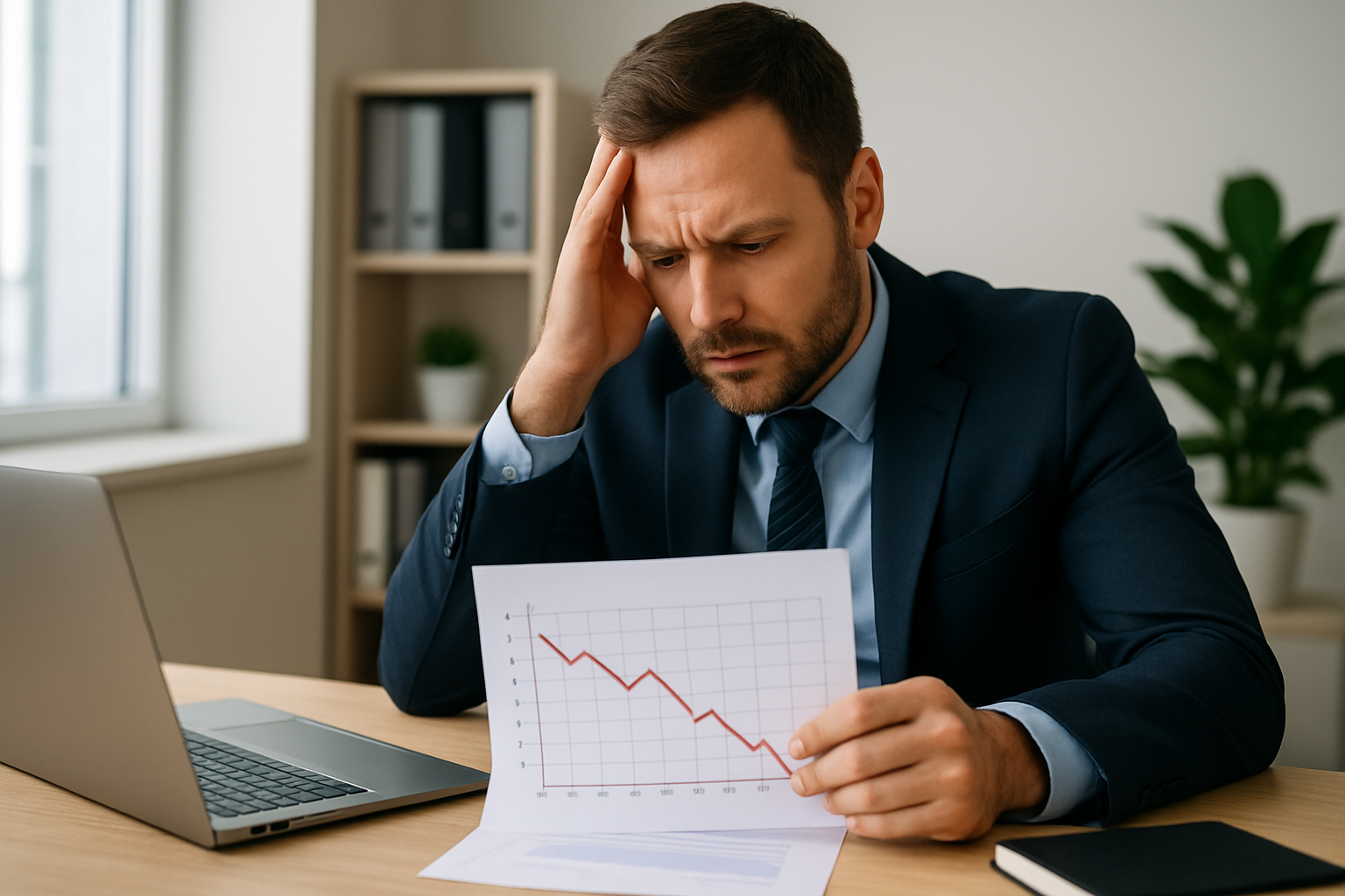 Zarząd analizujący wykresy i drogowskazy strategiczne – ilustracja artykułu