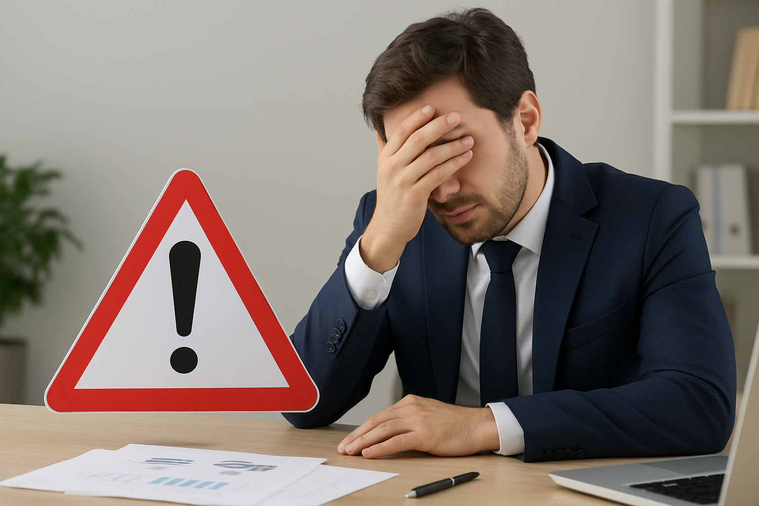 Zarząd analizujący wykresy i alerty na ekranach – ilustracja artykułu