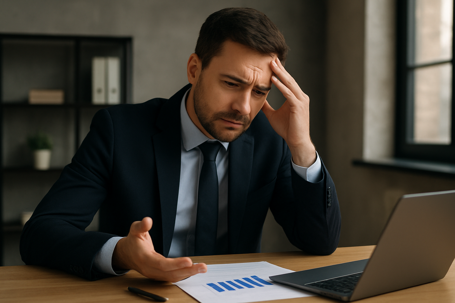 Zespół menedżerów analizujący dane na spotkaniu – ilustracja artykułu