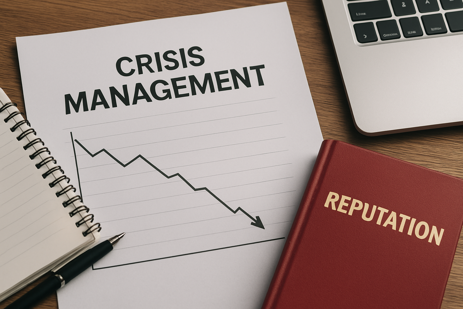 zespół biznesowy planujący zarządzanie kryzysowe – ilustracja artykułu