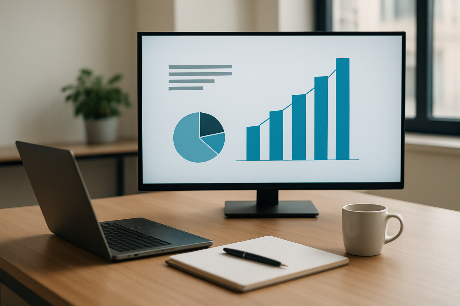 biznesmen prezentujący ofertę firmy na spotkaniu – ilustracja artykułu