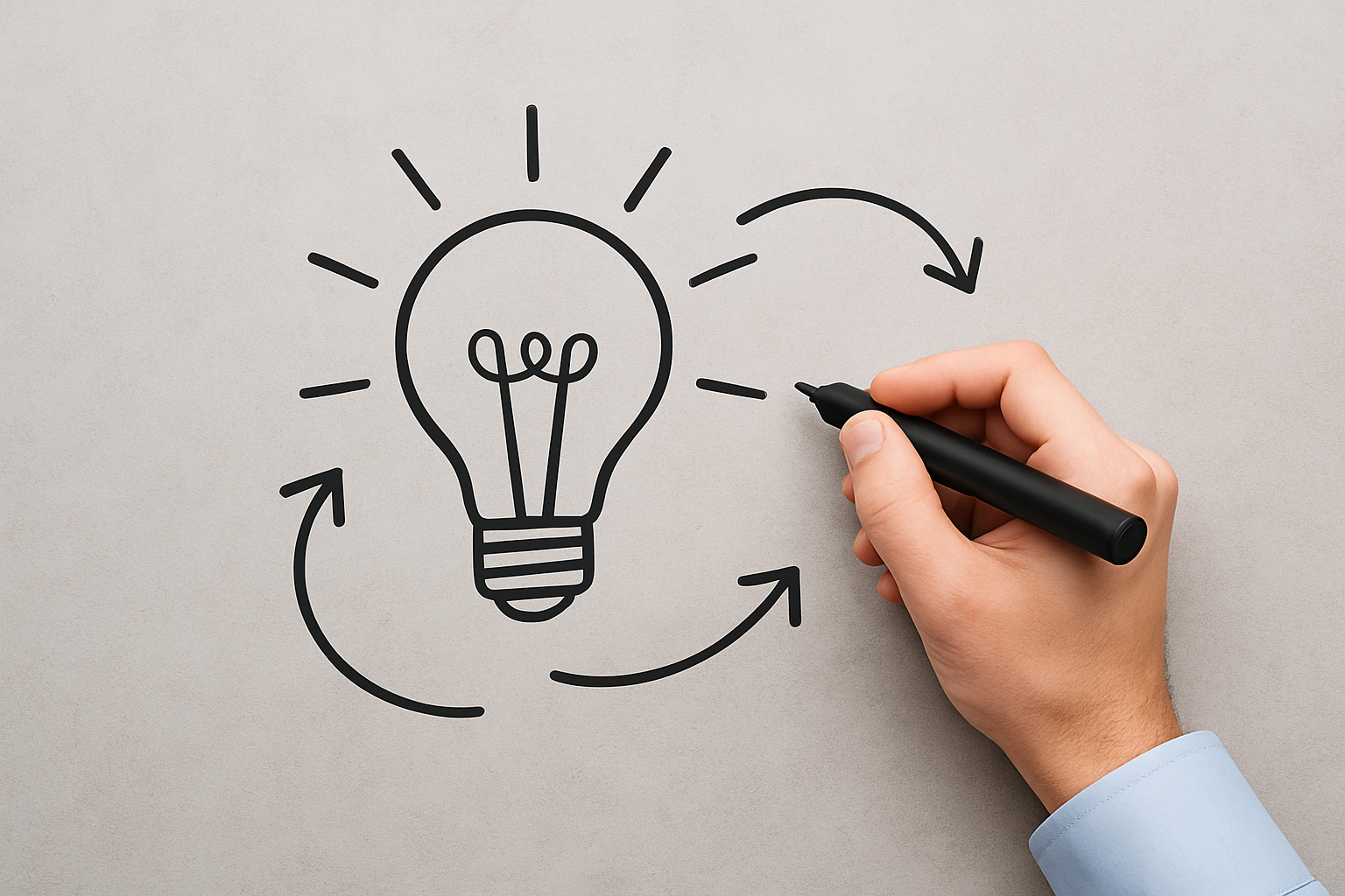 Zespół analizujący mapę innowacji na ekranie – ilustracja artykułu