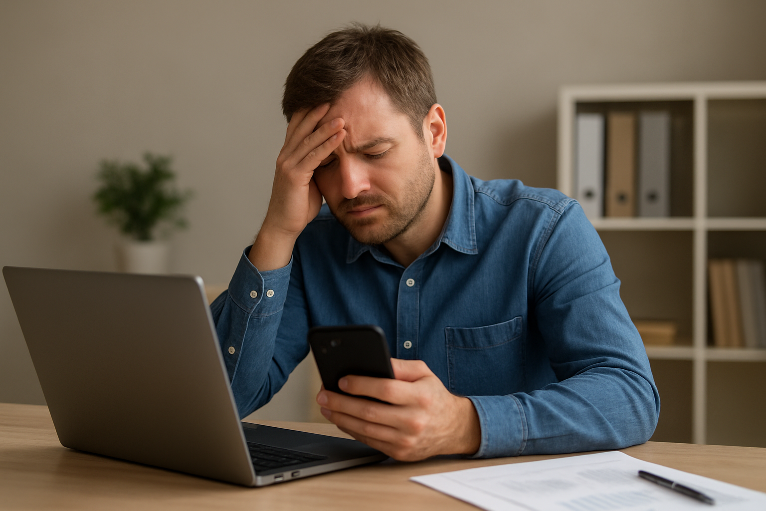 Zarząd analizujący dane cyfrowe i strategię firmy – ilustracja artykułu