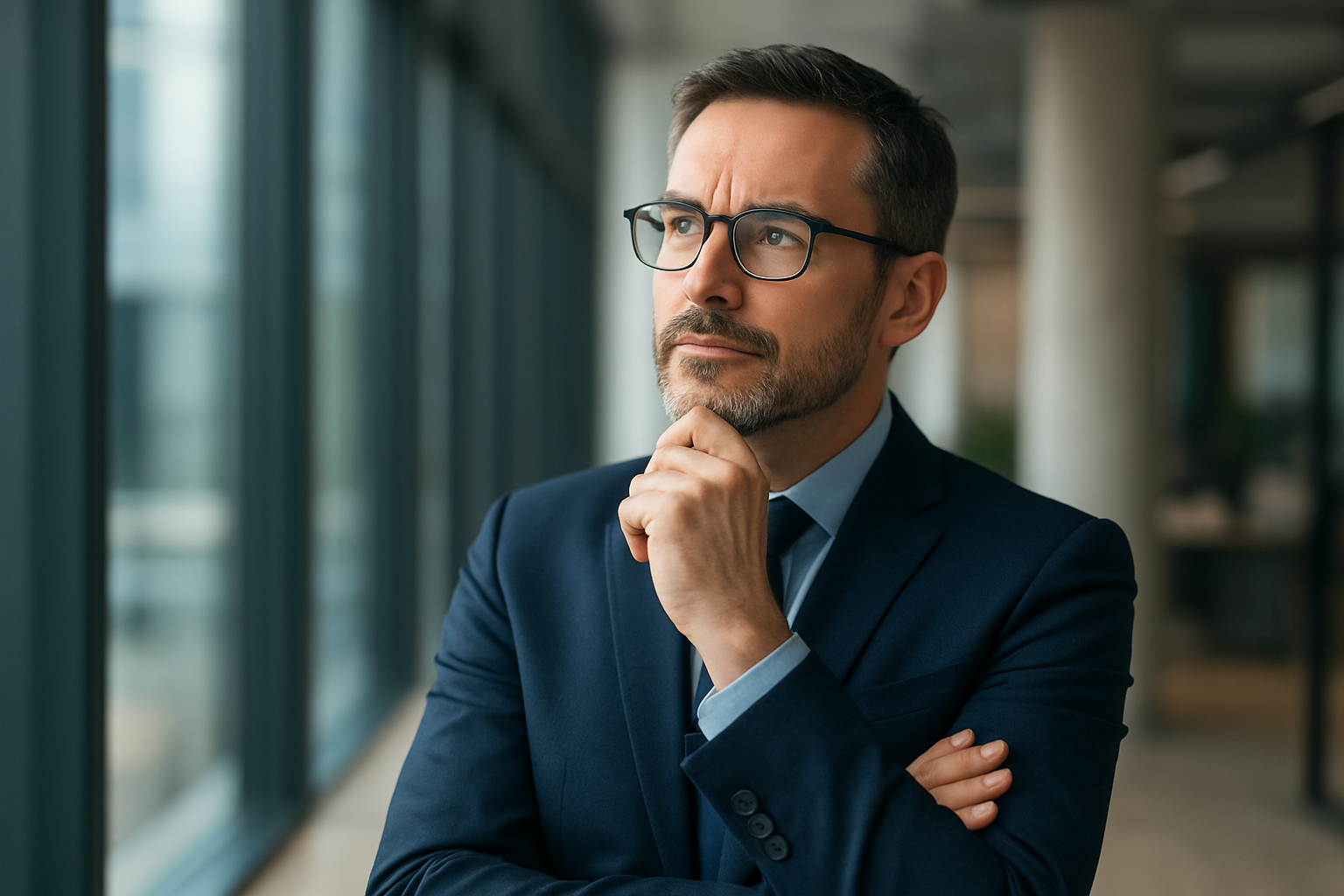 Liderzy analizujący wykresy w sali konferencyjnej – ilustracja artykułu