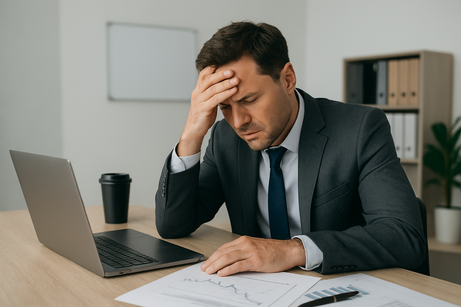 Zespół zarządzający analizuje scenariusze strategiczne przy stole konferencyjnym – ilustracja artykułu