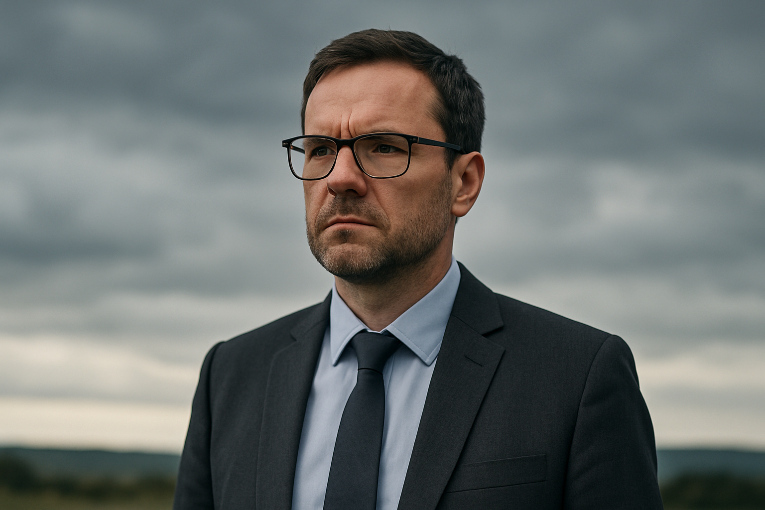 Lider analizujący wykresy i scenariusze w sali konferencyjnej – ilustracja artykułu